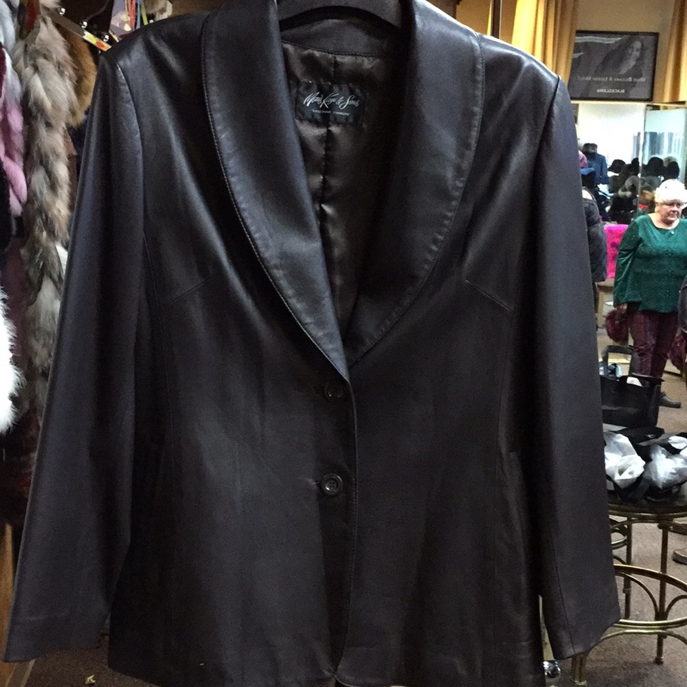 Leather Blazer